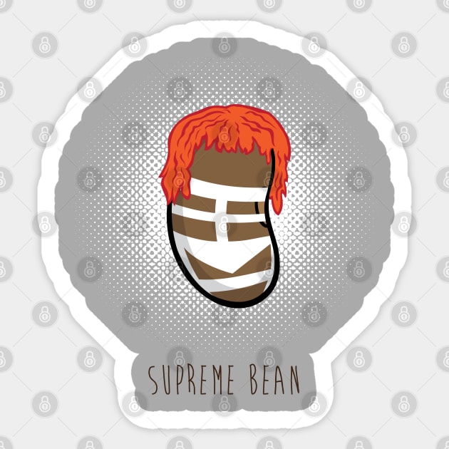 Supreme Bean Sticker by d4n13ldesigns